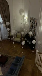 باقة بالونات الهيليوم المصممة